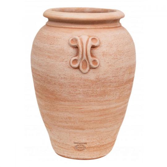 cotto keramia terrakotta kaspo kerti  agyag tegla kertepites  fagyallo toszkana toscan handmade kezzel keszult kezmuves diszites kulter disz.jpg
